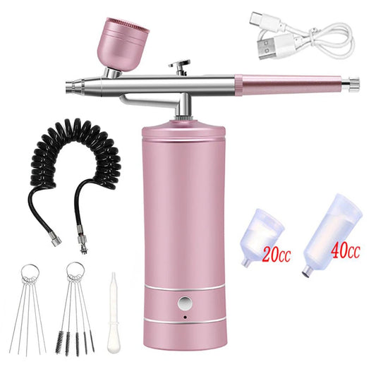 Portable Airbrush  with Compressor Mini Airbrush Art Painting Kit Air Brush for Nail Art Paint Cake K10 Airbrush Nail